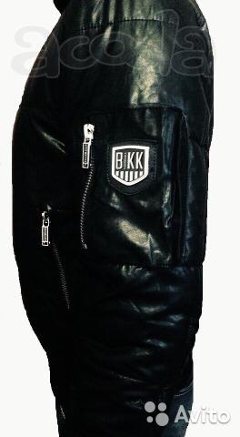 Кожаные мужские куртки Bikkembergs